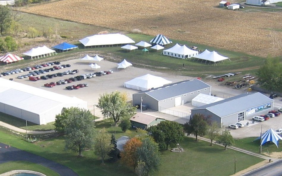 Celina historical aerial view